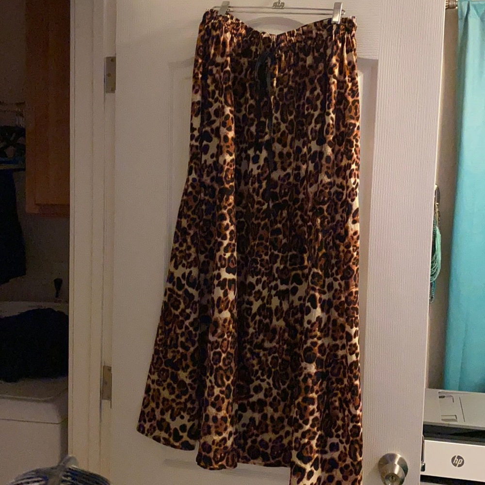 Cheetah maxi skirt